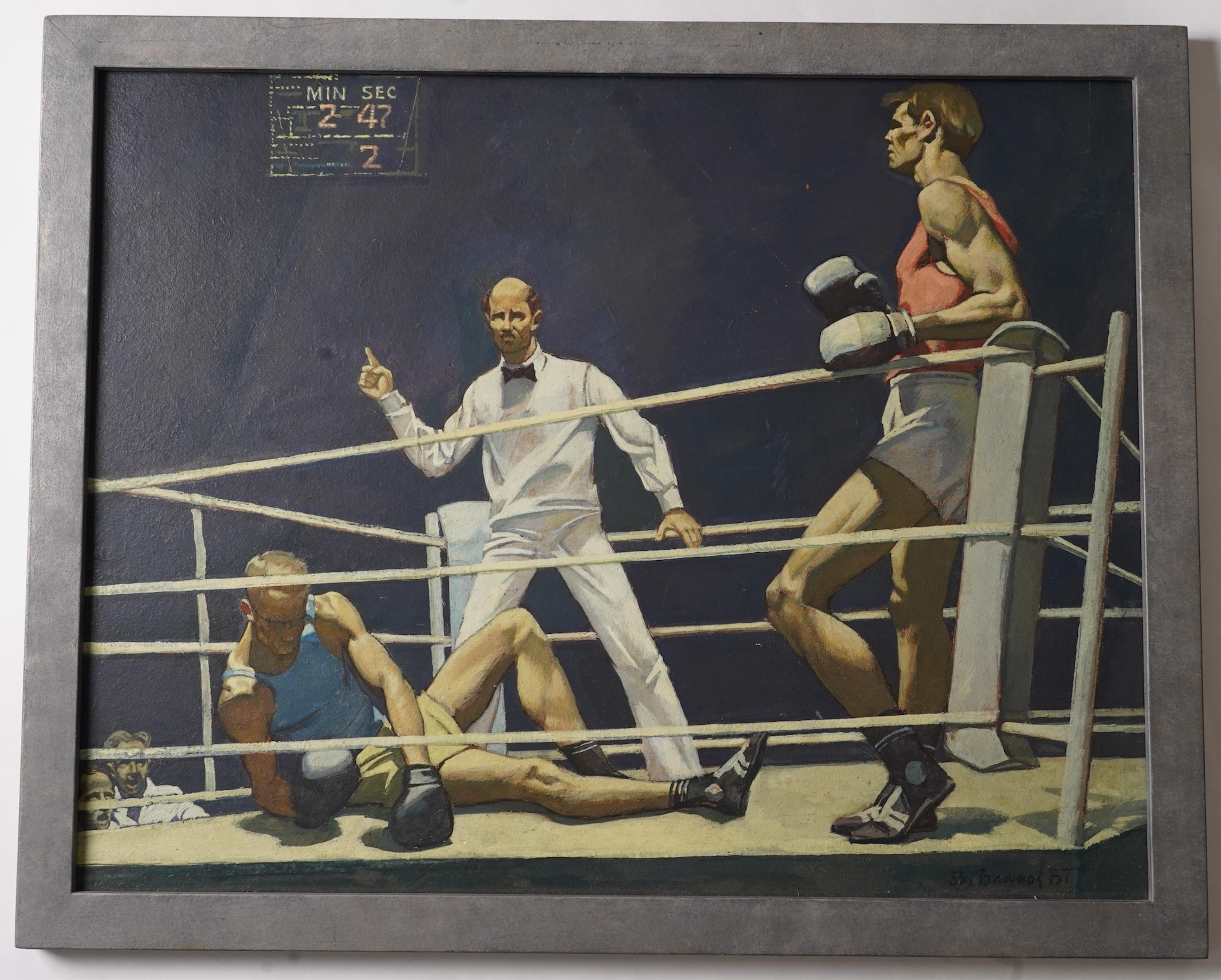 Vladimir Grigorevich Vlasov, Russian 1927-1999, 'Knock Out'